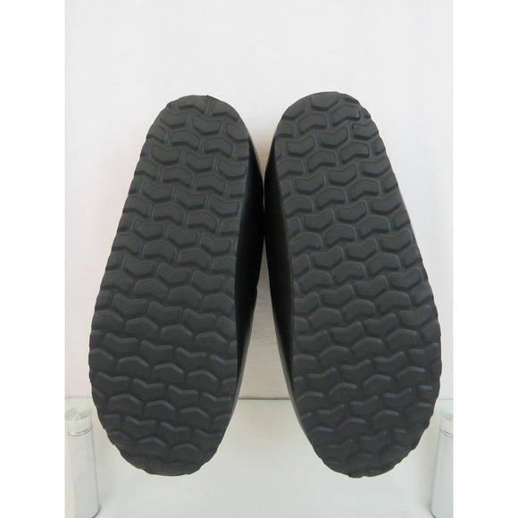 BURBERRY NORTHAVEN BLACK QUILTED CHECK LEATHER LOGO LOAFER SLIPPERS 41 US 8 - Picture 11 of 13